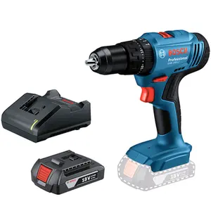 Paraf. e Furadeira de Impacto 3/8" Bosch 18v C/ 1 Bateria, GSB 183-LI