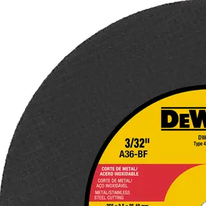 Disco de Corte 14" Para Metal Dewalt - DW80143