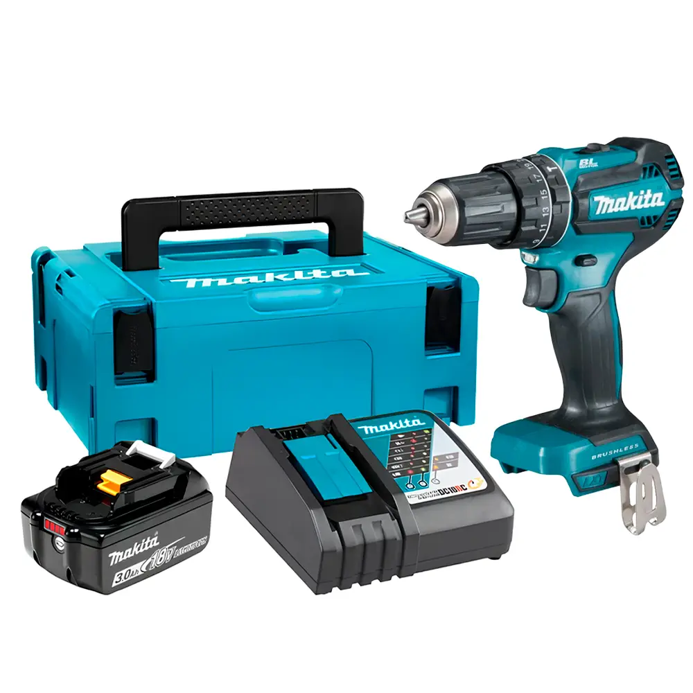 Parafusadeira e Furadeira de Impacto Makita 18v DHP485RF1J