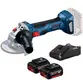 Esmerilhadeira Bosch GWS 180 5" Pol. 18v Com 2 Baterias e Carregador