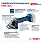 Esmerilhadeira Bosch GWS 180 5" Pol. 18v Com 2 Baterias e Carregador