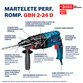 Combo Martelete e Esmerilhadeira Bosch GWS850 + GBH2-24D - 220v