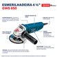 Combo Martelete e Esmerilhadeira Bosch GWS850 + GBH2-24D - 220v