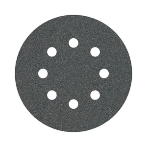 Disco de Lixa 125 mm, grão 100, Com velcro, Bosch — kit Com 5 peças