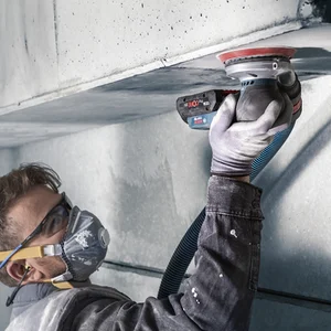 Disco de Lixa 125 mm, grão 100, Com velcro, Bosch — kit Com 5 peças