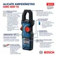 Alicate Amperímetro Digital GMC 600-15 – Bosch – True RMS, IP54 e CAT IV