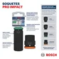 Jogo de Soquetes de Impacto 1/2" Com 7 Peças Bosch 2608003032
