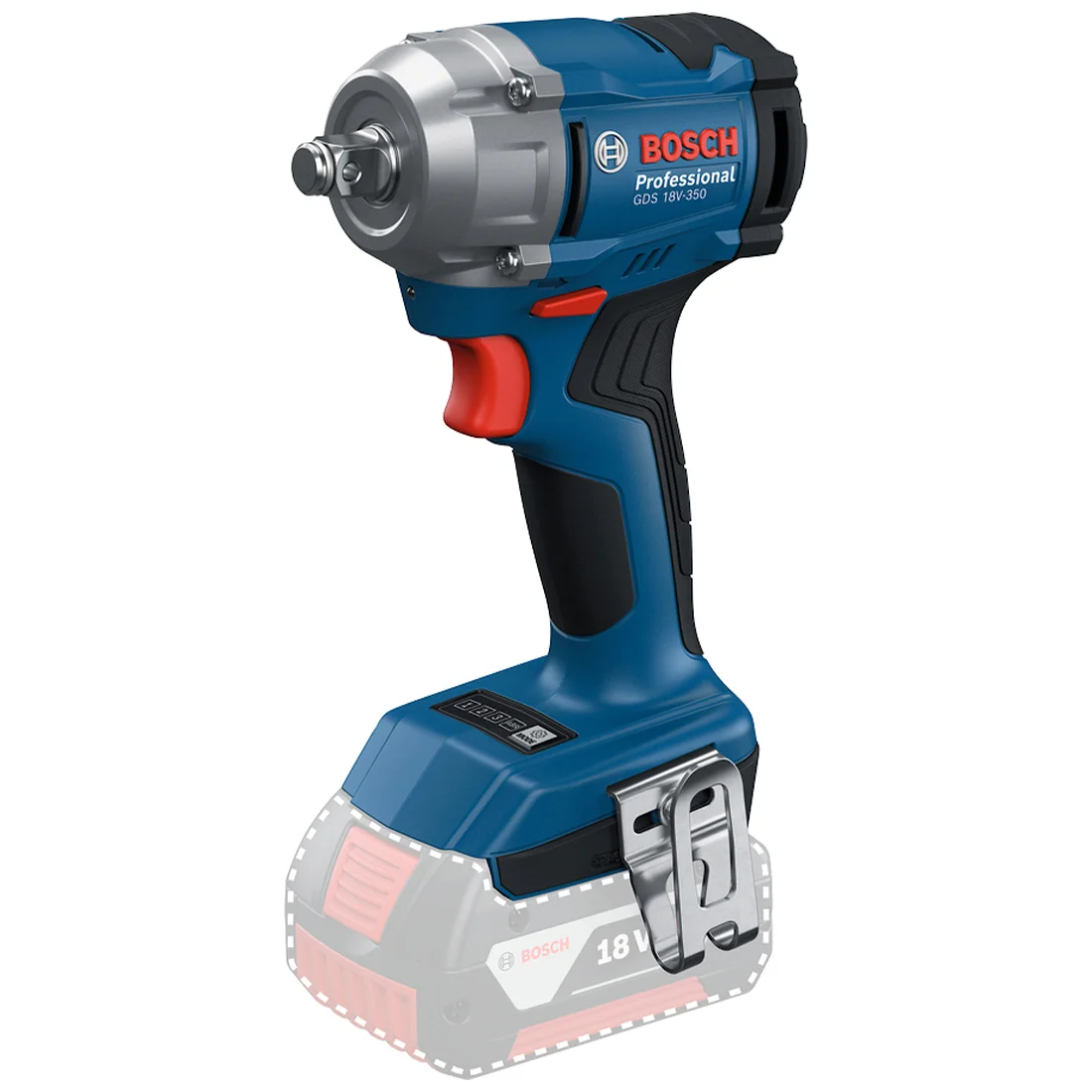 Chave de Impacto a Bateria 18V Bosch GDS 18V-350 Brushless