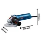 Esmerilhadeira Bosch GWS 9-125 S 220V 900W Com Velocidade Variável