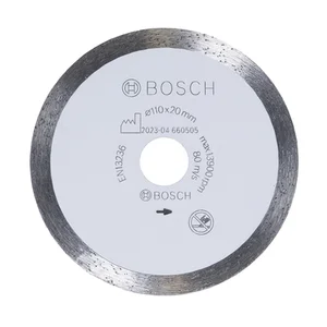 Disco Diamantado Contínuo 110 x 20mm Bosch para Corte Cerâmico