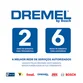 Micro Retífica Dremel 8240 a Bateria com 2 Baterias e Carregador