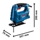 Serra Tico-Tico 220V GST 680 500W Bosch