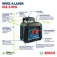 Nível a Laser Verde 360° Bosch GLL 2-20 G Com Tripé BT-150