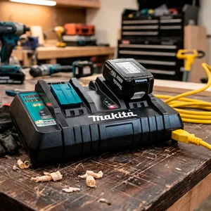Carregador Duplo de Baterias Makita 18v DC18RD - 110v