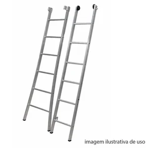Escada Extensível de Alumínio Aluvev 13 Degraus 3 em 1 - ED113