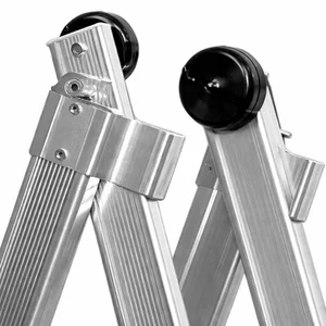 Escada Extensível de Alumínio Aluvev 13 Degraus 3 em 1 - ED113