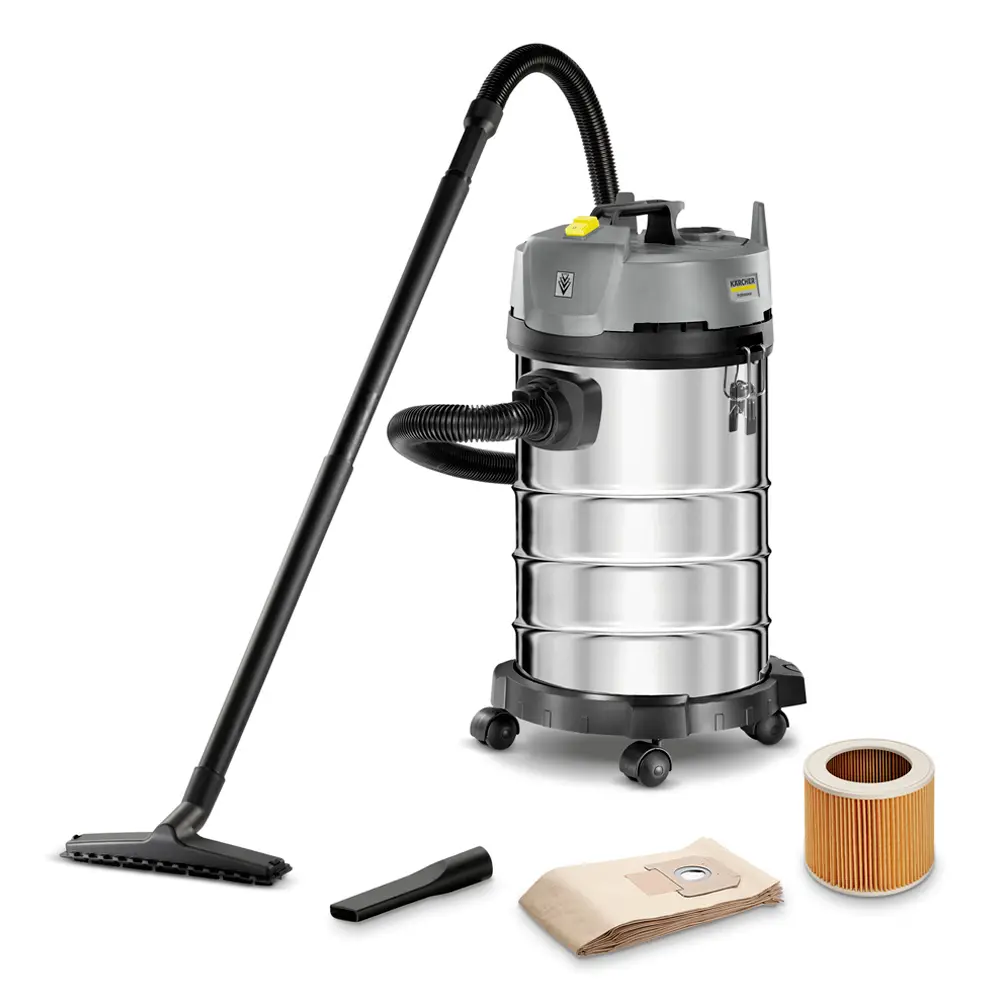 220v, Aspirador de Pó e Líquido Inox 30 Litros 1600w NT3000 Karcher