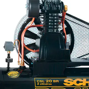 Compressor de Pistão Schulz 5HP CSL 20BR/200L Linha Bravo