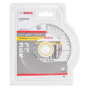 Disco Diamantado Segmentado Bosch Best For Multimaterial 110 x 20 x 3mm 1 Peça