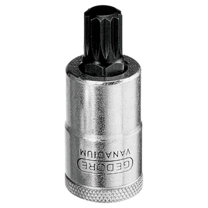 Soquete Curto Multidentado Encaixe 1/2" INX19-12 Gedore - 016740