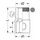 Soquete Sextavado 3/4" x 1.1/8" Gedore - 017.456
