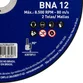 Disco de Corte BNA12 180 x 1.6 x 22.23mm Norton