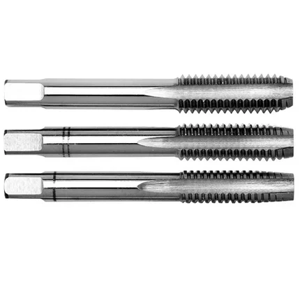 Macho Manual HSS 3/16"-24 Nº 10 UNC Com 3 Peças Rocast