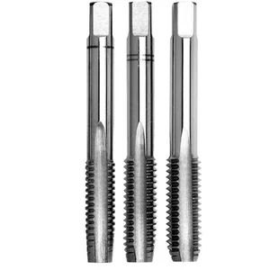 Macho Manual HSS 3/16"-24 Nº 10 UNC Com 3 Peças Rocast