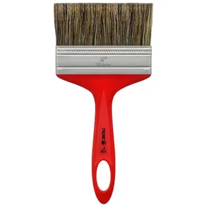 Trincha N°4 Simples de Cerda Gris 500 Tigre - 60500016