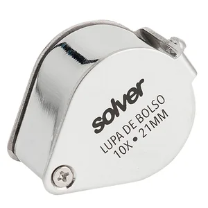 Lupa de Bolso 10x 21mm Solver - SLD-111