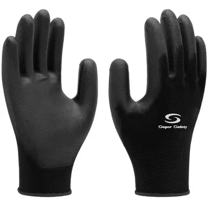 Luva Malha Multitato Preta 07 P Super Safety CA32034