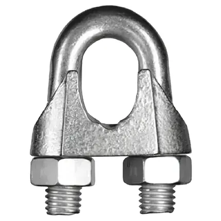 Clips Para Cabo de Aço Tradicional 1/4" Fischer