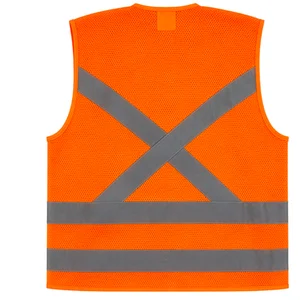 Colete Refletivo Com 1 Bolso Laranja G Super Safety