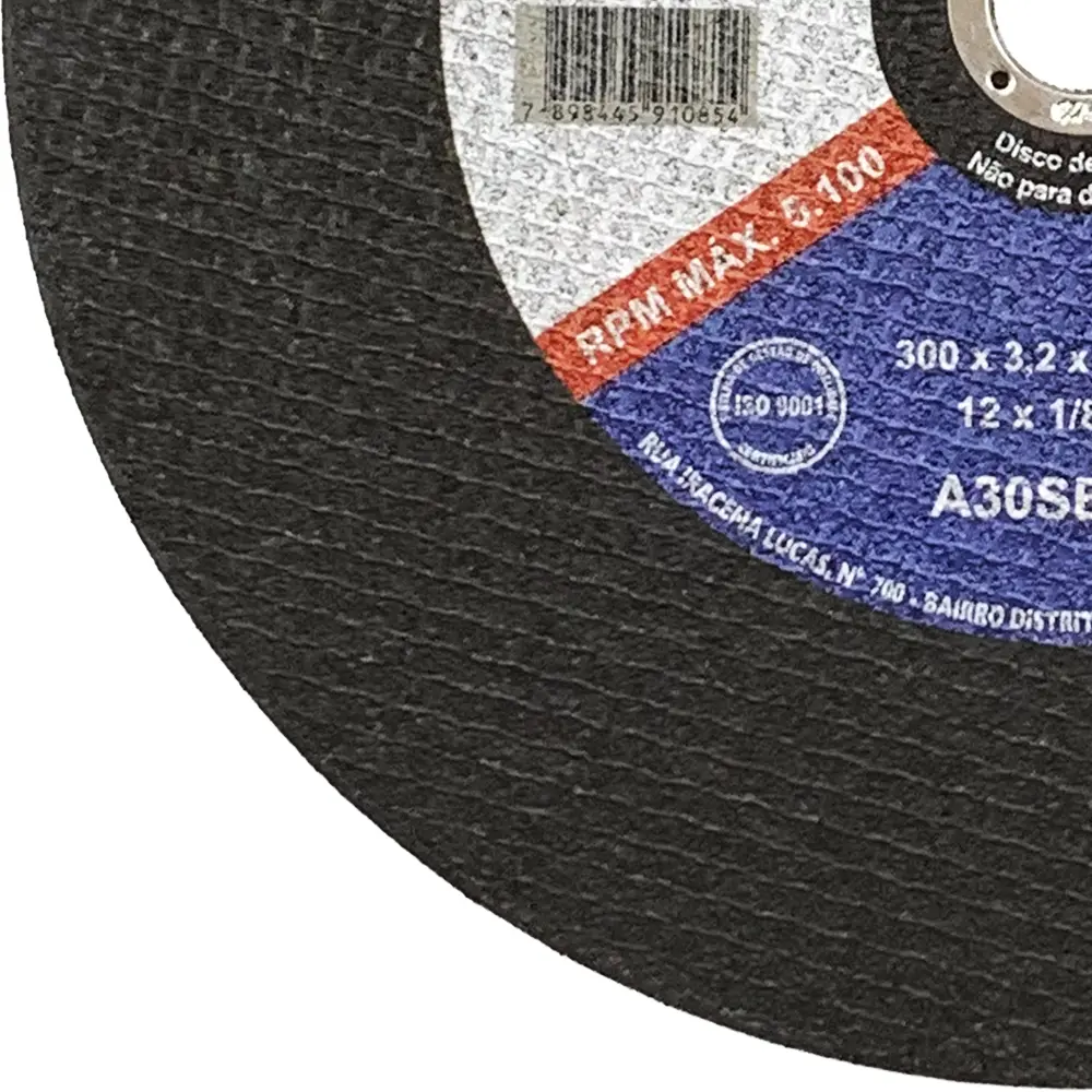 Disco de Corte em Aço 12" (300mm) Kronos DCA 22, Furo de 1"