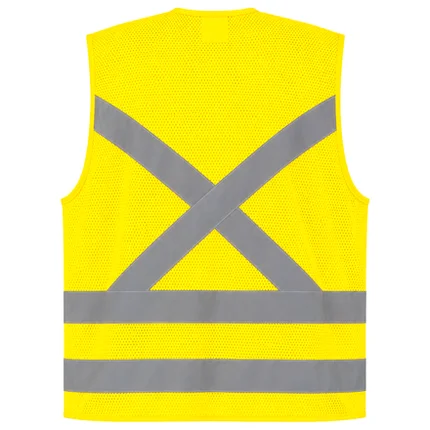 Colete Refletivo Com 1 Bolso Amarelo G Super Safety