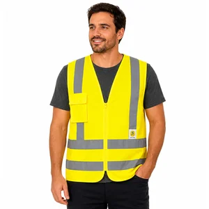 Colete Refletivo Com 1 Bolso Amarelo G Super Safety