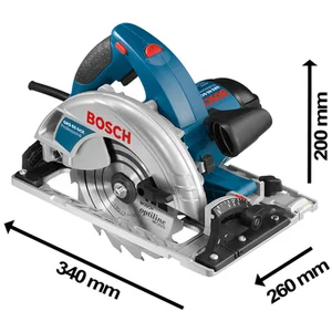 Serra Circular 7.1/4" Bosch 1800w GKS 65 GCE Com Disco - 220v