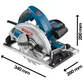 Serra Circular 7.1/4" Bosch 1800w GKS 65 GCE Com Disco - 220v