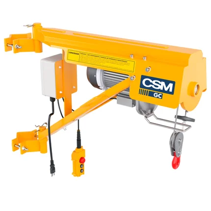 220v, Guincho de Coluna 200kg Monofásico 1.25cv Sem Balde Csm