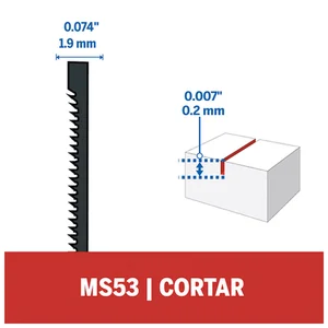 Lâmina Dremel MS53 para Moto-Saw | Corte Preciso em Metal