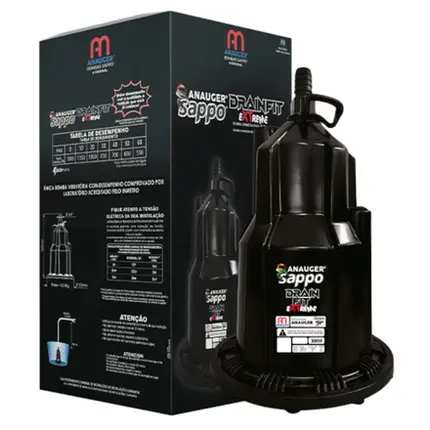 220v, Bomba Submersa Sappo DrainFit Extreme 60540 Anauger