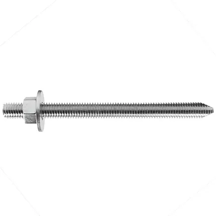 Haste Para Chumbador Químico 3/4" x 260mm Com Porca e Arruela