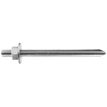 Haste Para Chumbador Químico 5/8" x 190mm Com Porca e Arruela