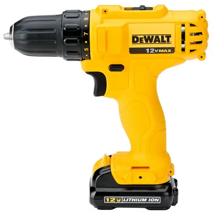 Kit Furadeira Paraf. e Parafusadeira de Impacto 12v Dewalt DCK199C2-BR
