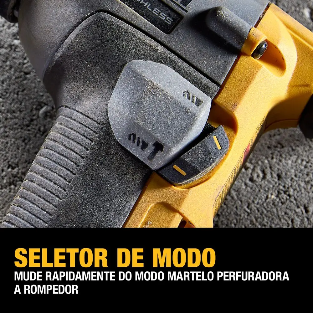 Martelete Perf. e Rompedor Compacto Dewalt 20v 1.4J S/ Bateria DCH172B