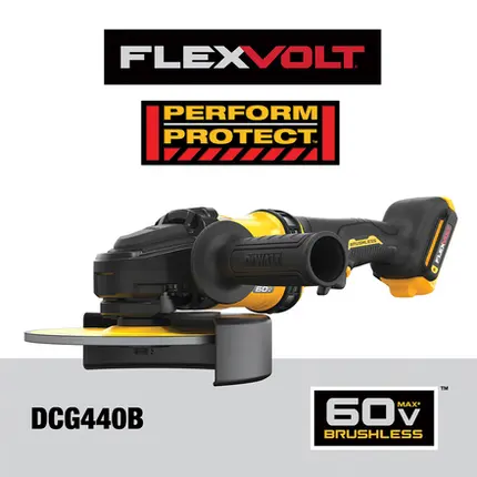 Esmerilhadeira 7" Dewalt 60v MAX FlexVolt Sem Bateria DCG440B