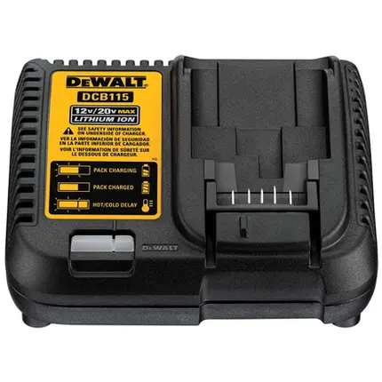 Kit Dewalt, 2 Baterias 20v de 5.0ah, Carregador Bivolt e Bolsa DCB205C2K