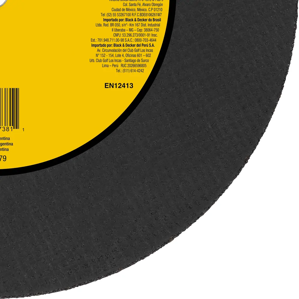 Disco de Corte 14" Para Metal Dewalt - DW80143