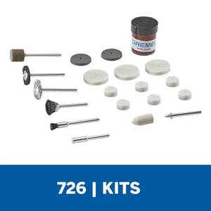 Kit Dremel 726 Limpar e Polir Para Micro Retíficas
