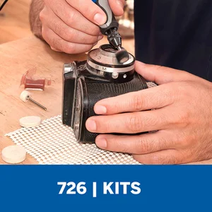 Kit Dremel 726 Limpar e Polir Para Micro Retíficas